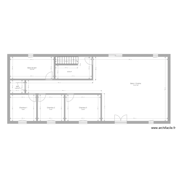 SOUHON  St Julien du PInet. Plan de 