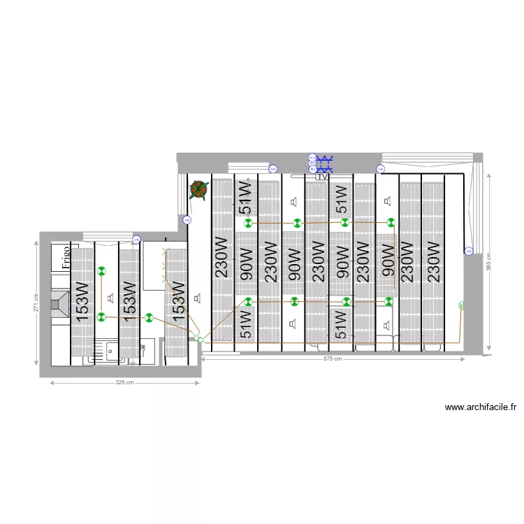 Maison. Plan de Maison. Plan de