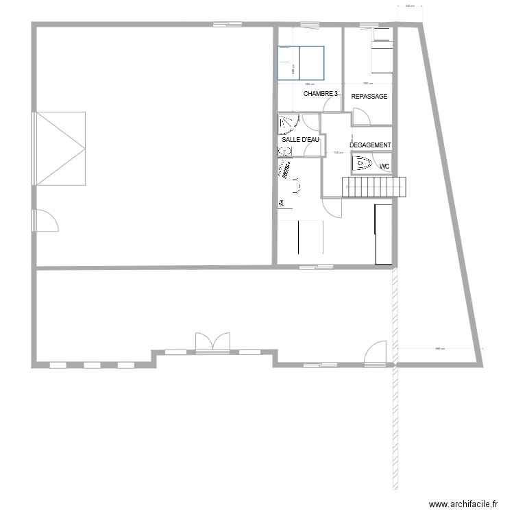 maison La Chapelle Chaussée. Plan de 0 pièce et 0 m2