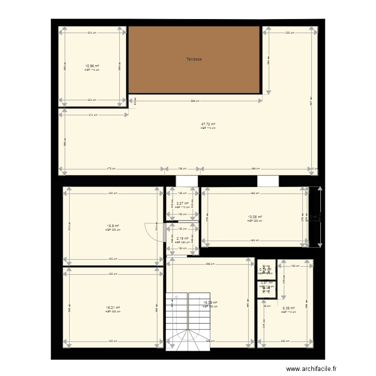 POULORIO Existant. Plan de 0 pièce et 0 m2