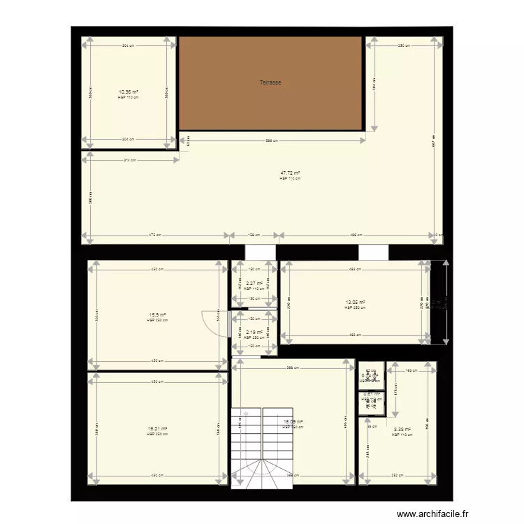 POULORIO Existant. Plan de 