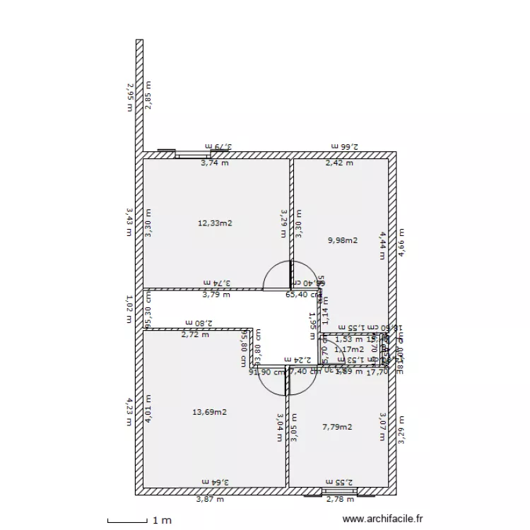 Fontaine le comte étage. Plan de Fontaine le comte étage. Plan de