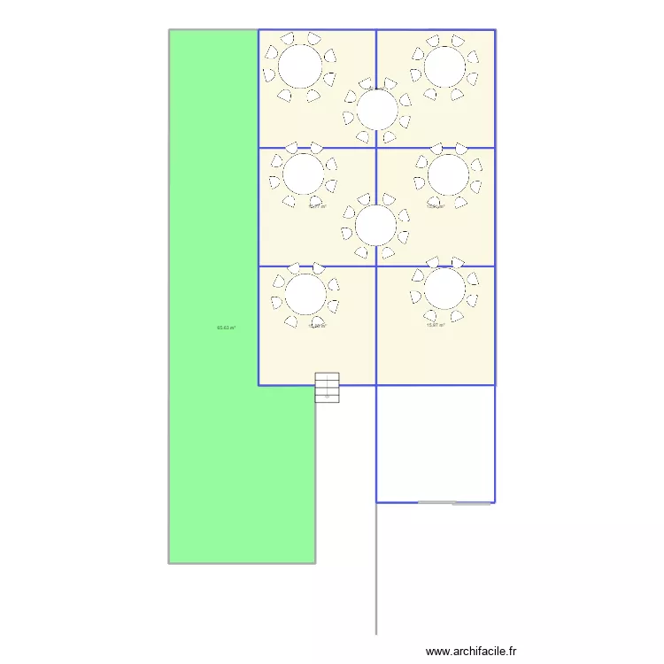 CORNET - POLEYMIEUX. Plan de 
