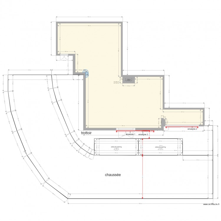 plan de masse . Plan de 0 pièce et 0 m2