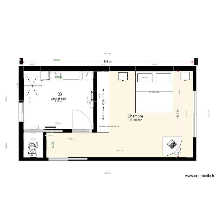 sdb2M1. Plan de 0 pièce et 0 m2