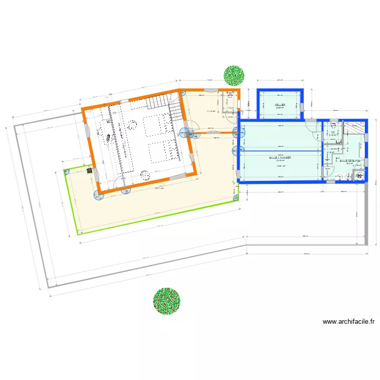 PLAN ALTERNATIF 5 ETAGE . Plan de 