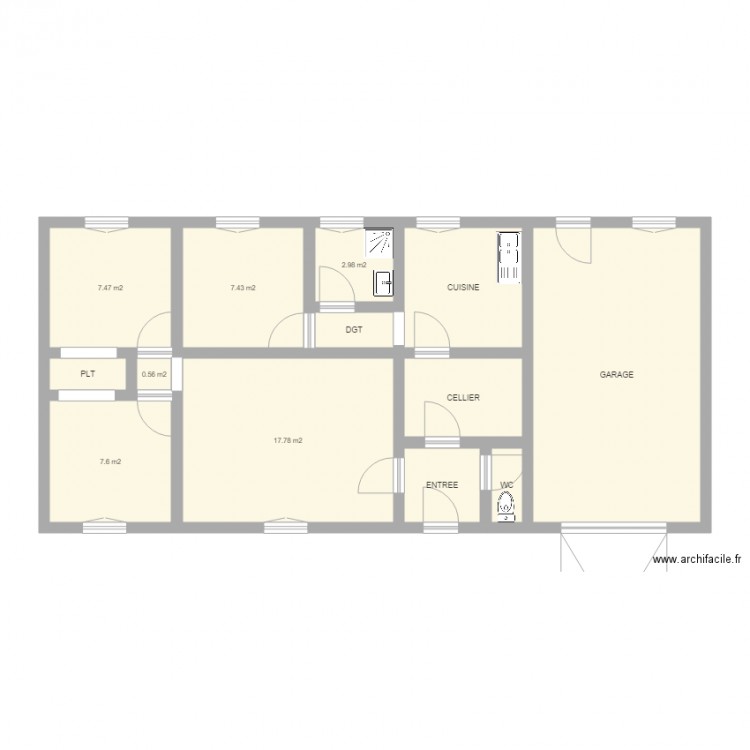NEGRIER 15. Plan de 0 pièce et 0 m2