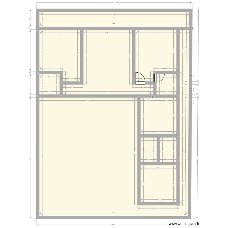 IBRAHIM 2. Plan de 8 pièces et 262 m2