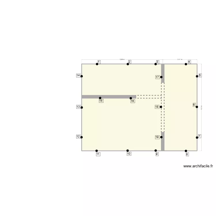 SAIDI Sous sol. Plan de 