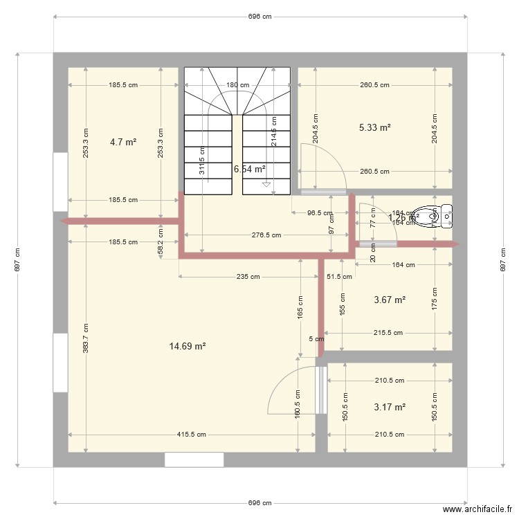 Maison cachan SS surfaces. Plan de 0 pièce et 0 m2