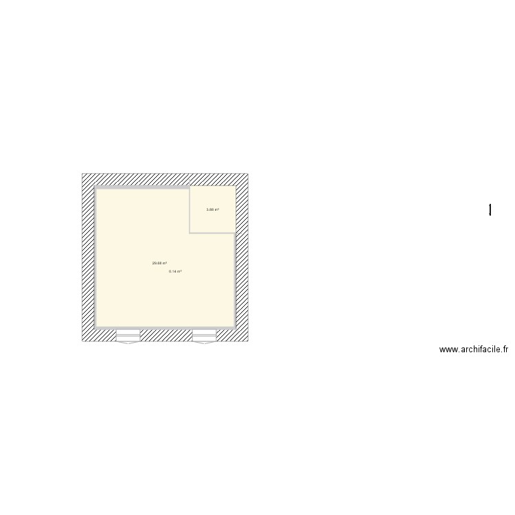 Sainte Colombe Surface au sol R1 et R2. Plan de 0 pièce et 0 m2