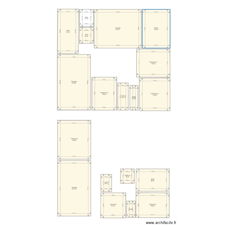 Maison 3. Plan de 0 pièce et 0 m2