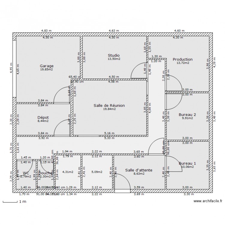 Radio. Plan de 0 pièce et 0 m2