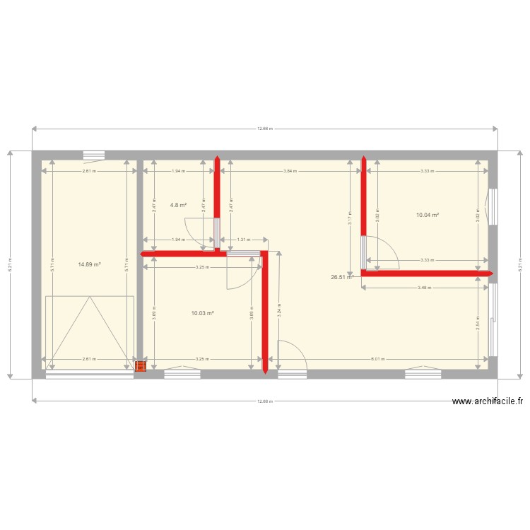 Le Moulin Avril 2022 Projet Maison T3. Plan de 0 pièce et 0 m2