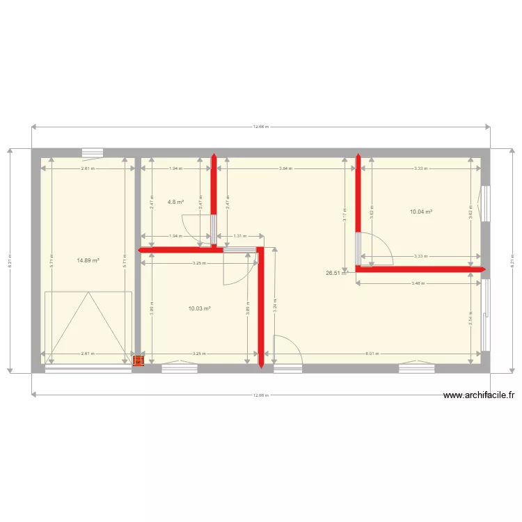Le Moulin Avril 2022 Projet Maison T3. Plan de Le Moulin Avril 2022 Projet Maison T3. Plan de