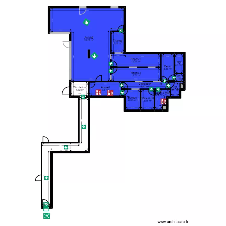 93 Aubervilliers Motte Projet JORDAN V ArL evacuation. Plan de 93 Aubervilliers Motte Projet JORDAN V ArL evacuation. Plan de