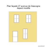 Plan fa&ccedil;ade avant Aspect modifi&eacute;