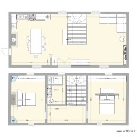 Maison - Cuisine Nord - 0 ch - 1sdb centrale