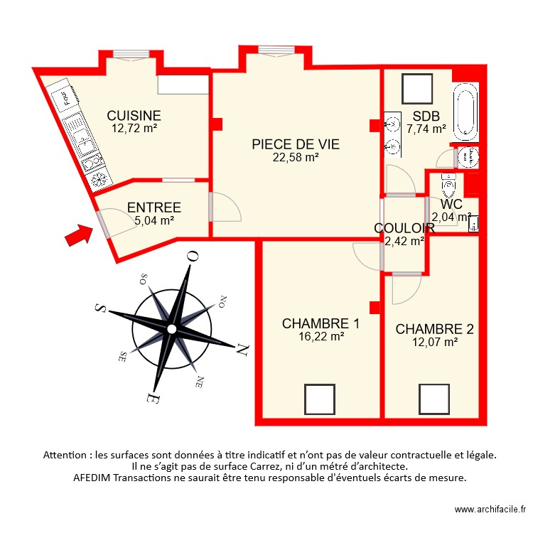 bi 7233. Plan de 0 pièce et 0 m2