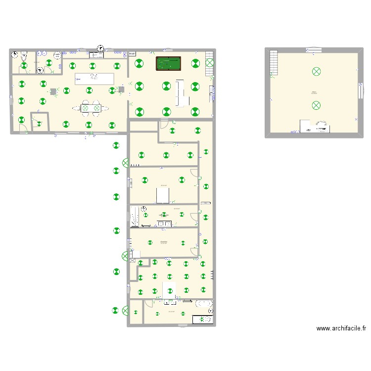 elec texier. Plan de 10 pièces et 426 m2