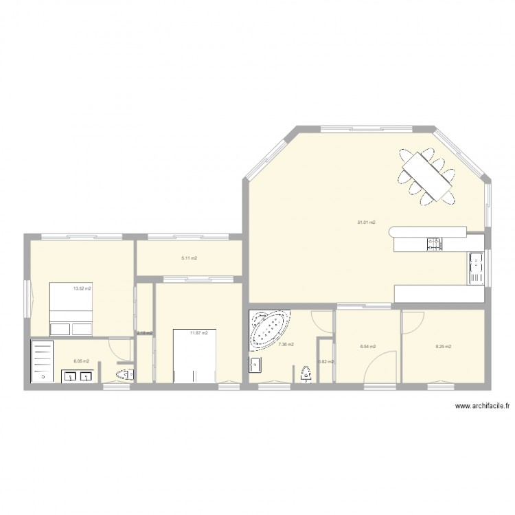 new house 3. Plan de 0 pièce et 0 m2