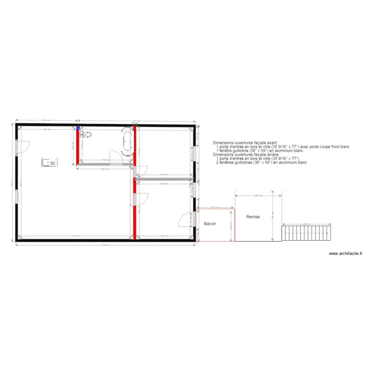 actuel 2&egrave;me. Plan de 