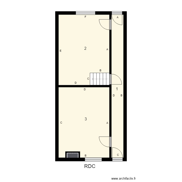 195075 DEMEUSY Plomb. Plan de 0 pièce et 0 m2