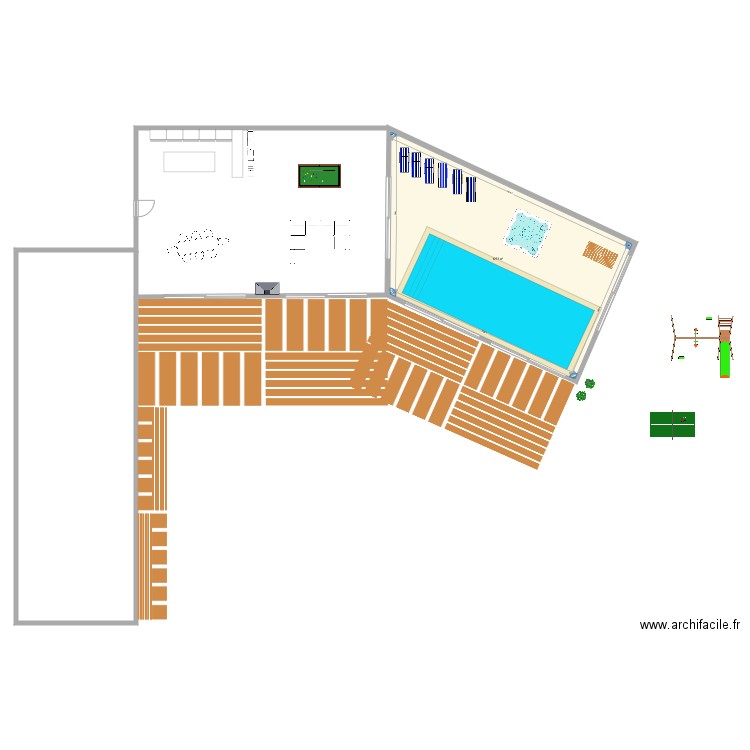 GITE IDEAL . Plan de 0 pièce et 0 m2