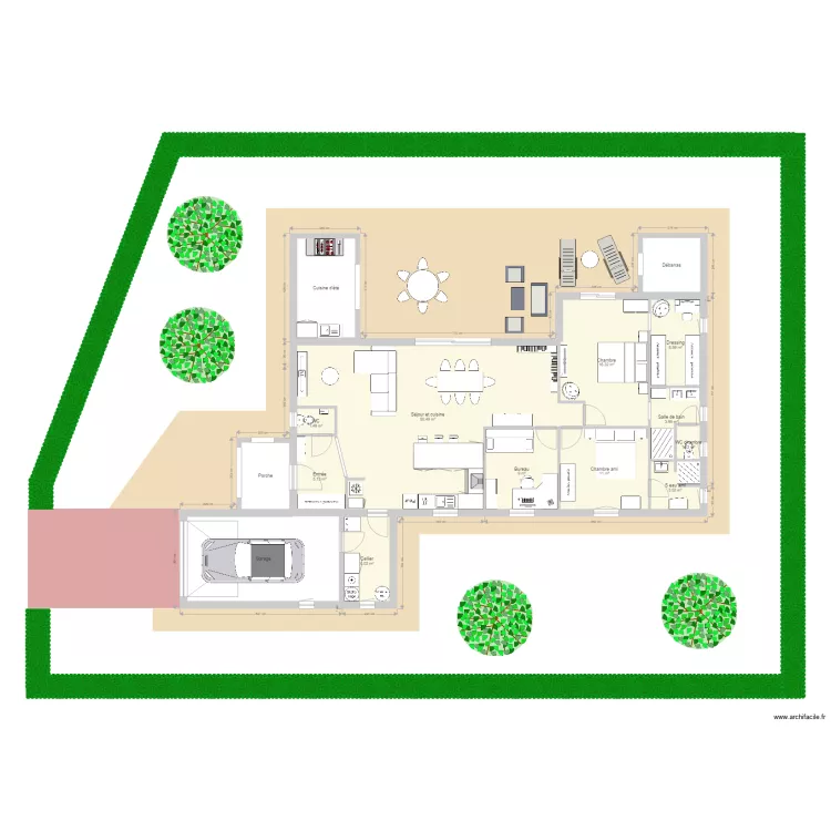 villa lot. Plan de villa lot. Plan de