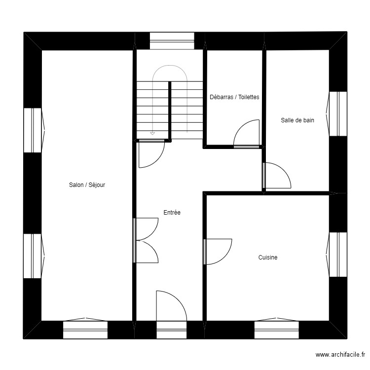 Greget. Plan de 10 pièces et 147 m2