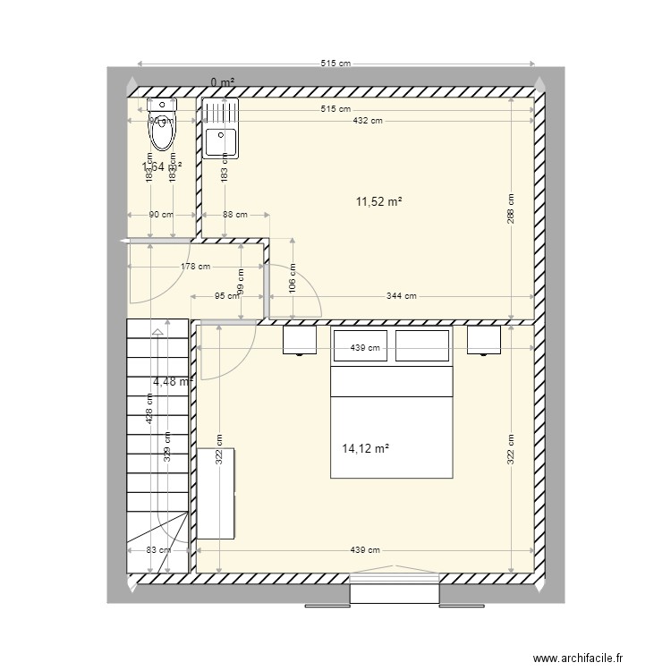 grange étage 2. Plan de 0 pièce et 0 m2