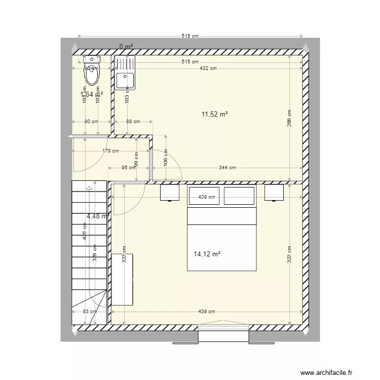 grange &eacute;tage 2. Plan de 