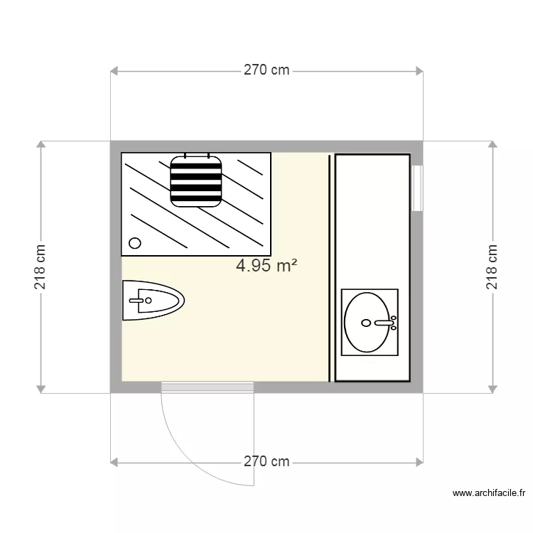 CHOMETTE sdb. Plan de CHOMETTE sdb. Plan de