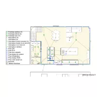 Maison Plan du RDC version vraiment D&eacute;cal&eacute;e avec Elec