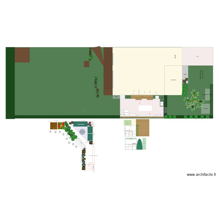 JARDIN. Plan de 0 pièce et 0 m2