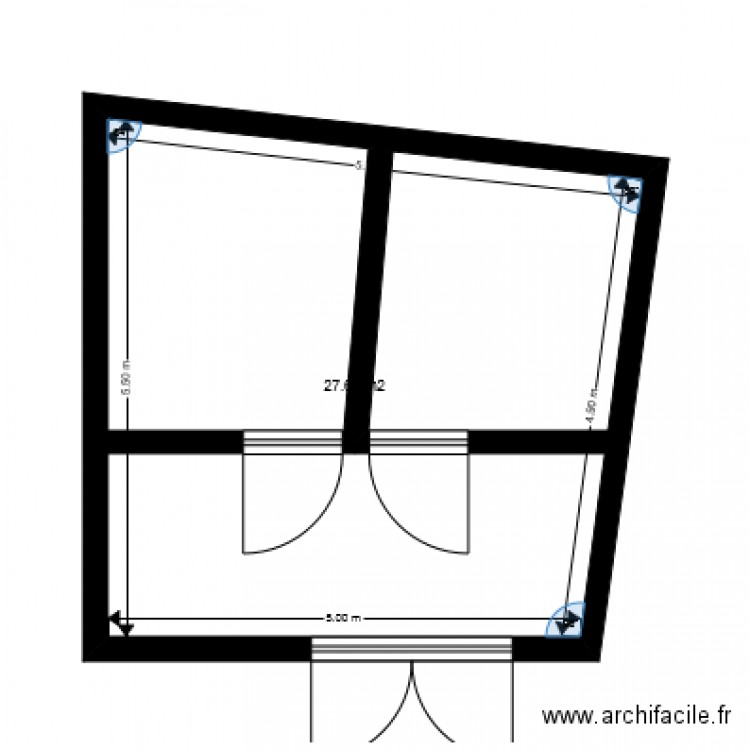 projet box a cheuvaux . Plan de 0 pièce et 0 m2