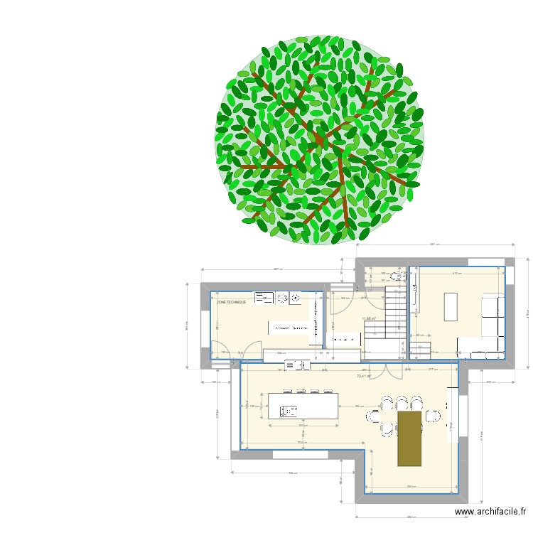 MAISON PERY BG 4. Plan de 10 pièces et 168 m2