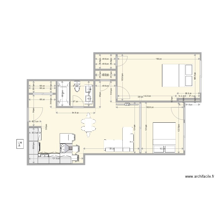 6485 App 01 modifier plan C. Plan de 0 pièce et 0 m2