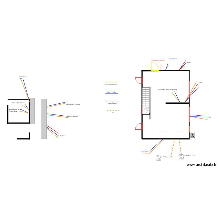   plomberie gaz. Plan de 0 pièce et 0 m2