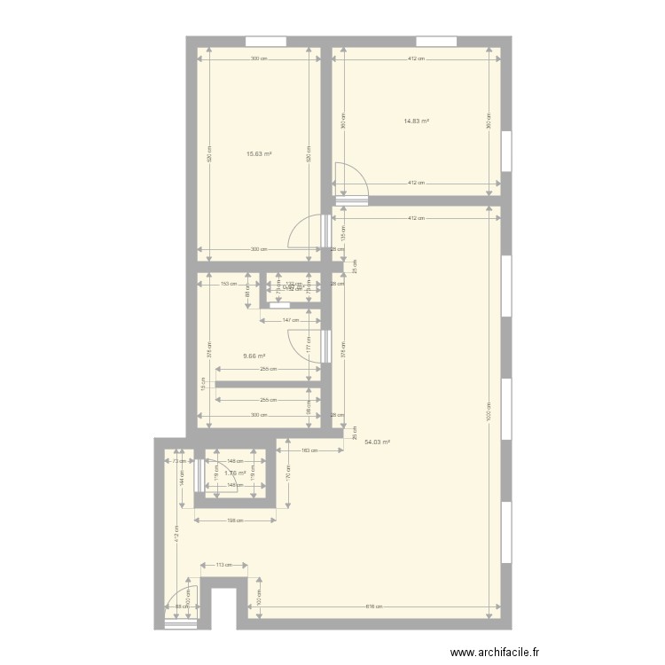 souvret. Plan de 0 pièce et 0 m2