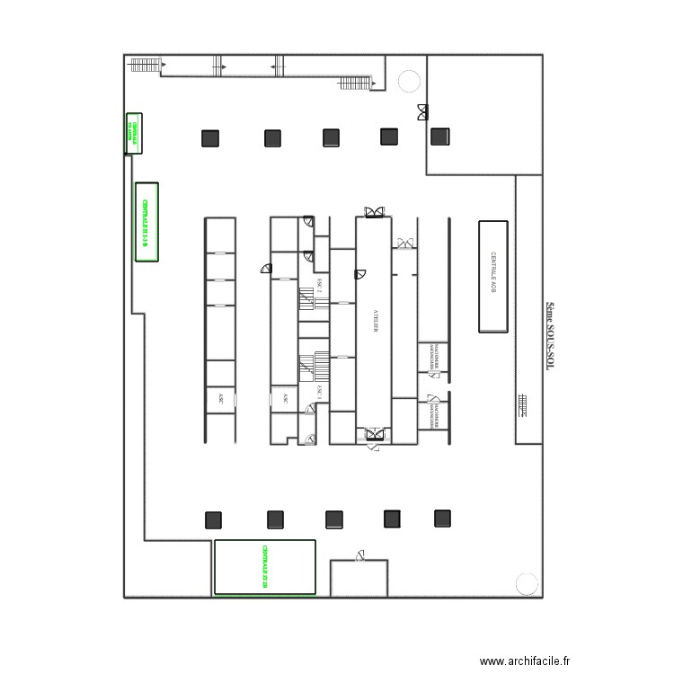 SOUS SOL 5 . Plan de 0 pièce et 0 m2