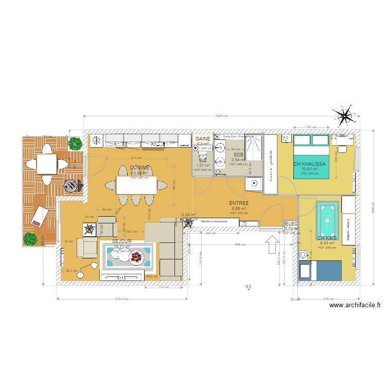 KHALISSA VERSION 1 PLAN. Plan de 0 pièce et 0 m2