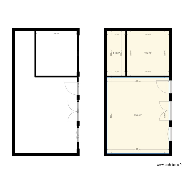 Breteuil rdc. Plan de 0 pièce et 0 m2