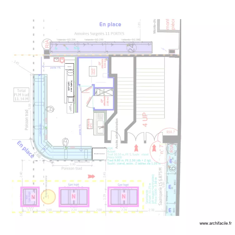Etrembières 1. Plan de Etrembières 1. Plan de