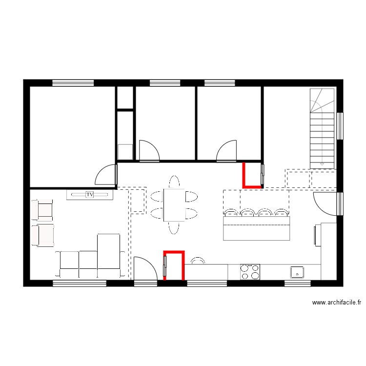 Mouellette rdch1. Plan de 0 pièce et 0 m2