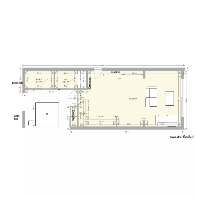 4020 1 Ch Kitch. Plan de 