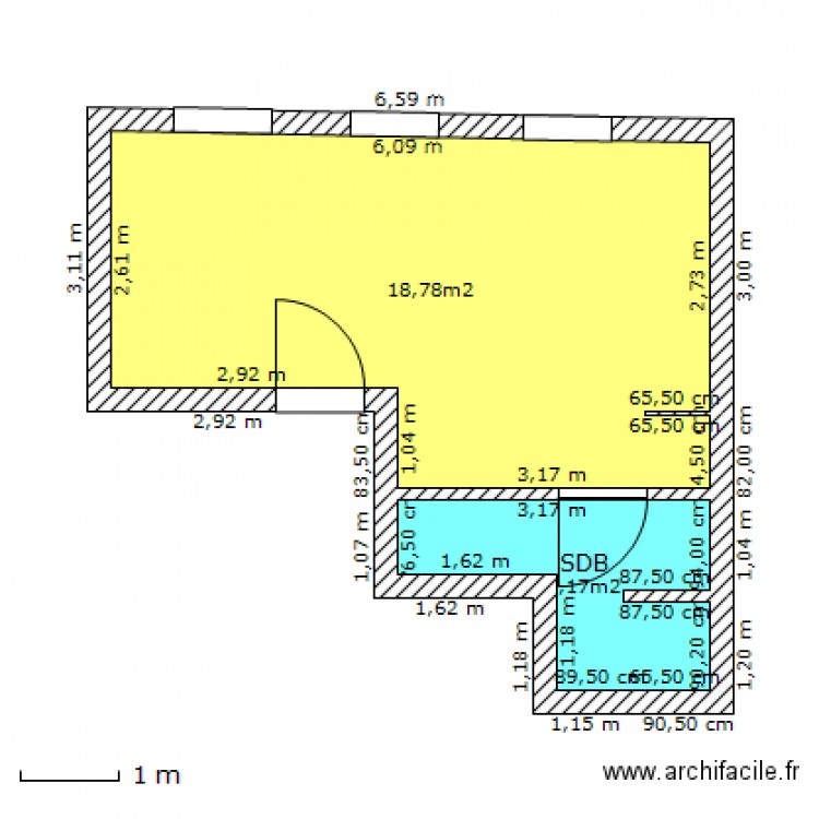 Plan. Plan de 0 pièce et 0 m2