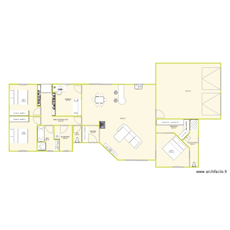 Projet maison 02 05 2021. Plan de 0 pièce et 0 m2