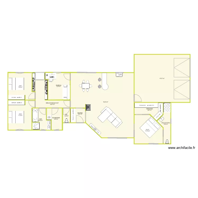 Projet maison 02 05 2021. Plan de 