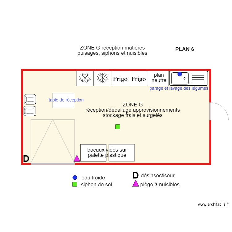 ZONE G puisages siphons et nuisibles 190219. Plan de 0 pièce et 0 m2